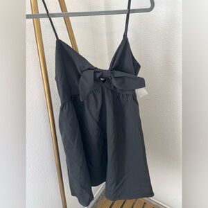 The Impeccable Pig NWT Black Bow Dress Size Large